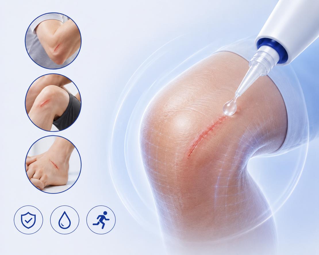 Wounds on joints/mobile areas